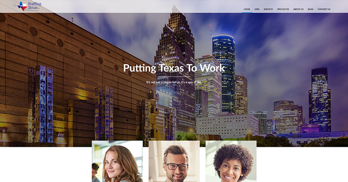 Staffing Texas Website