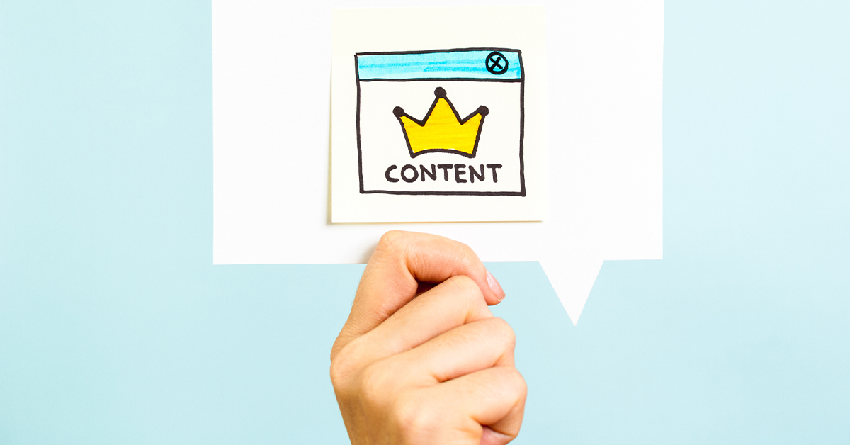 SEO Strategies for 2020 Part 7: Content is King Featured Image