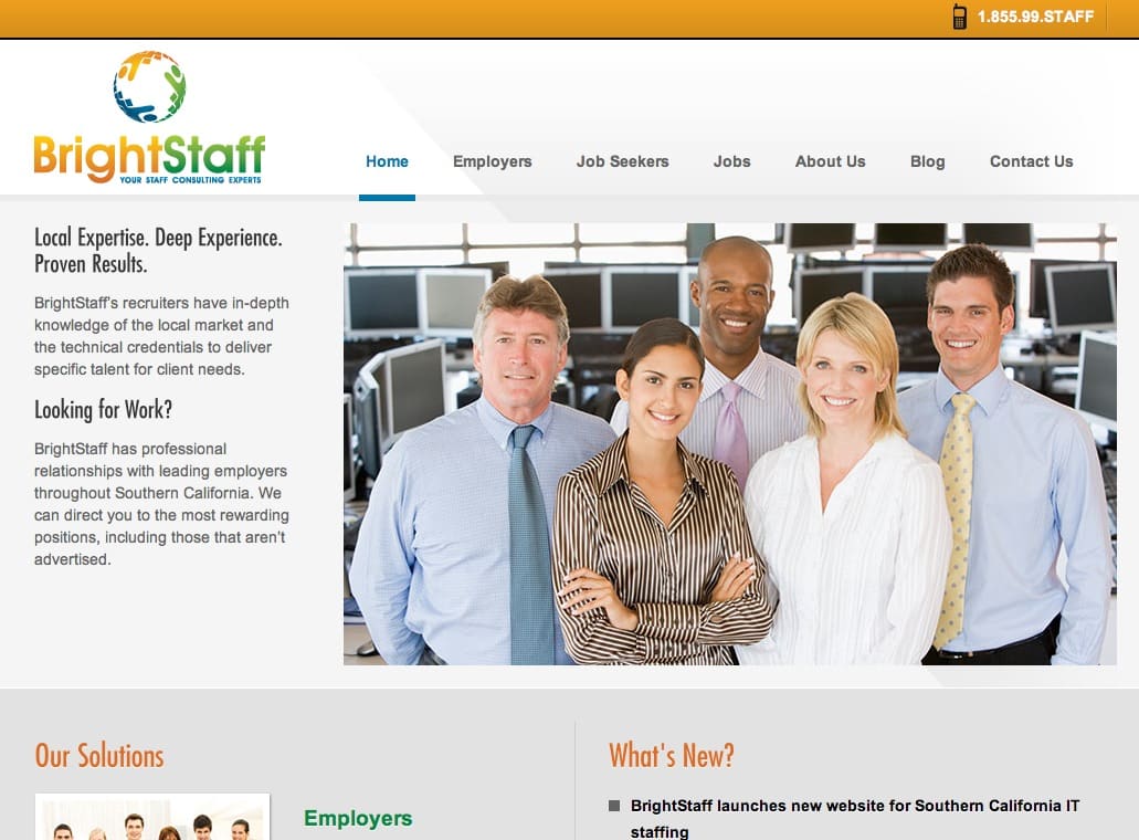 BrightStaff Website
