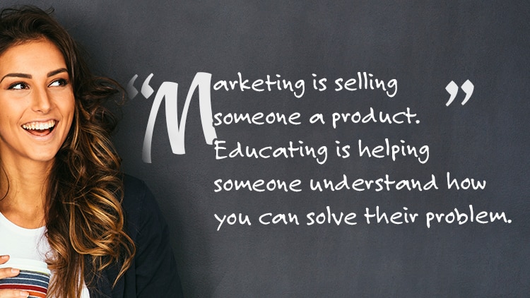 Marketing Is Selling Quote