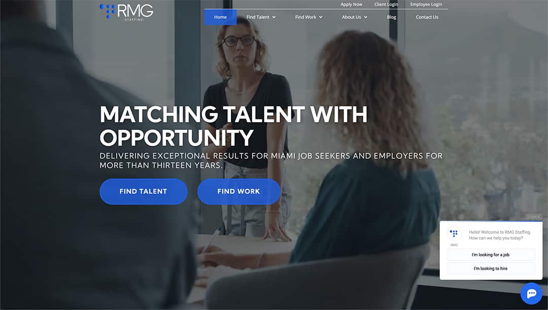 A New Website for RMG Staffing