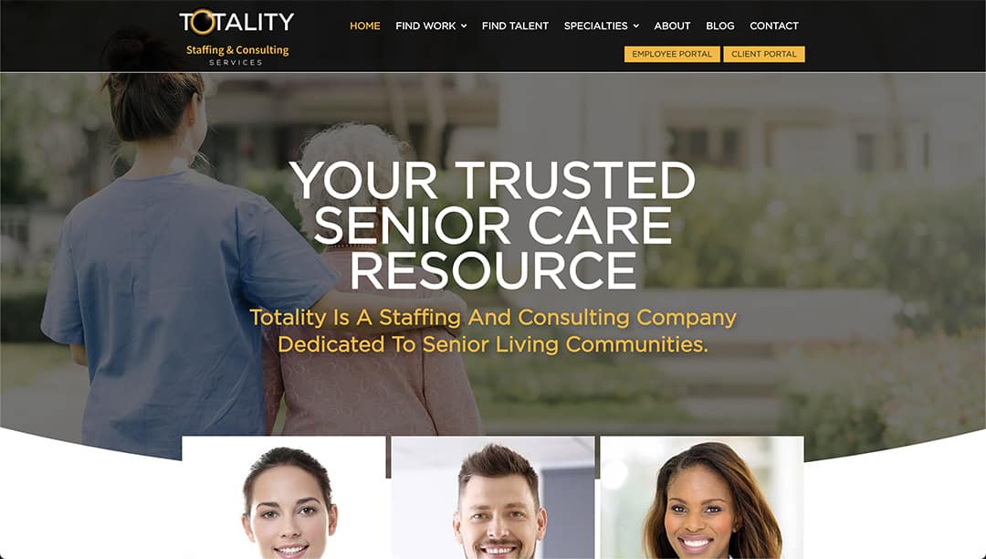 Totality Staffing & Consulting Services Gets A Totally New Website
