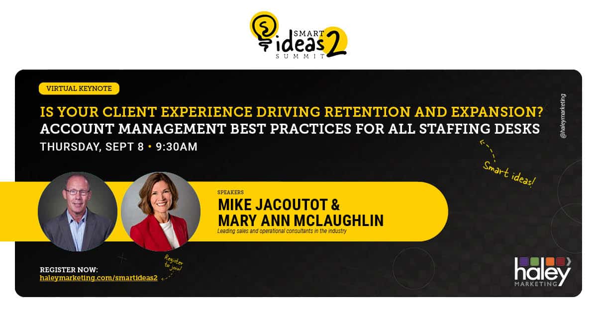 SMART IDEAS Summit 2 Presentation Spotlight: Is Your Client Experience Driving Retention and Expansion?