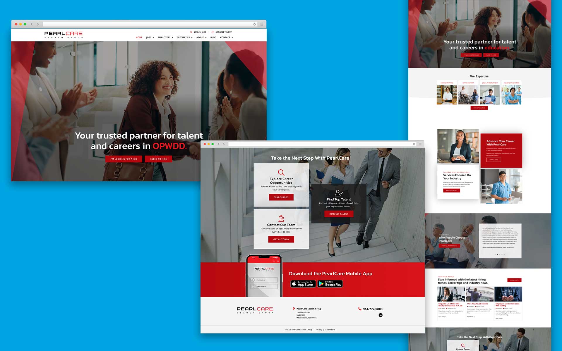 Pearl Care Search Group website