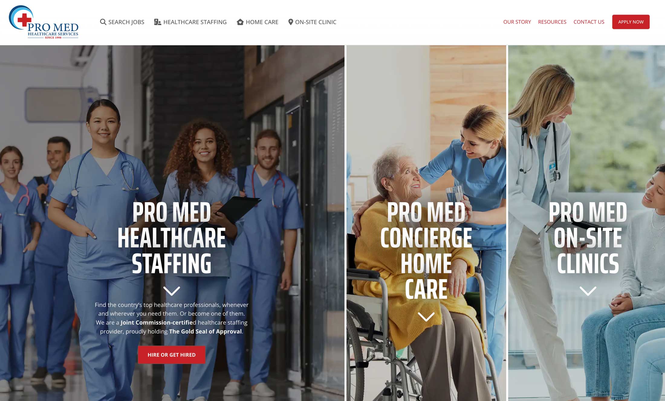 Pro Med website