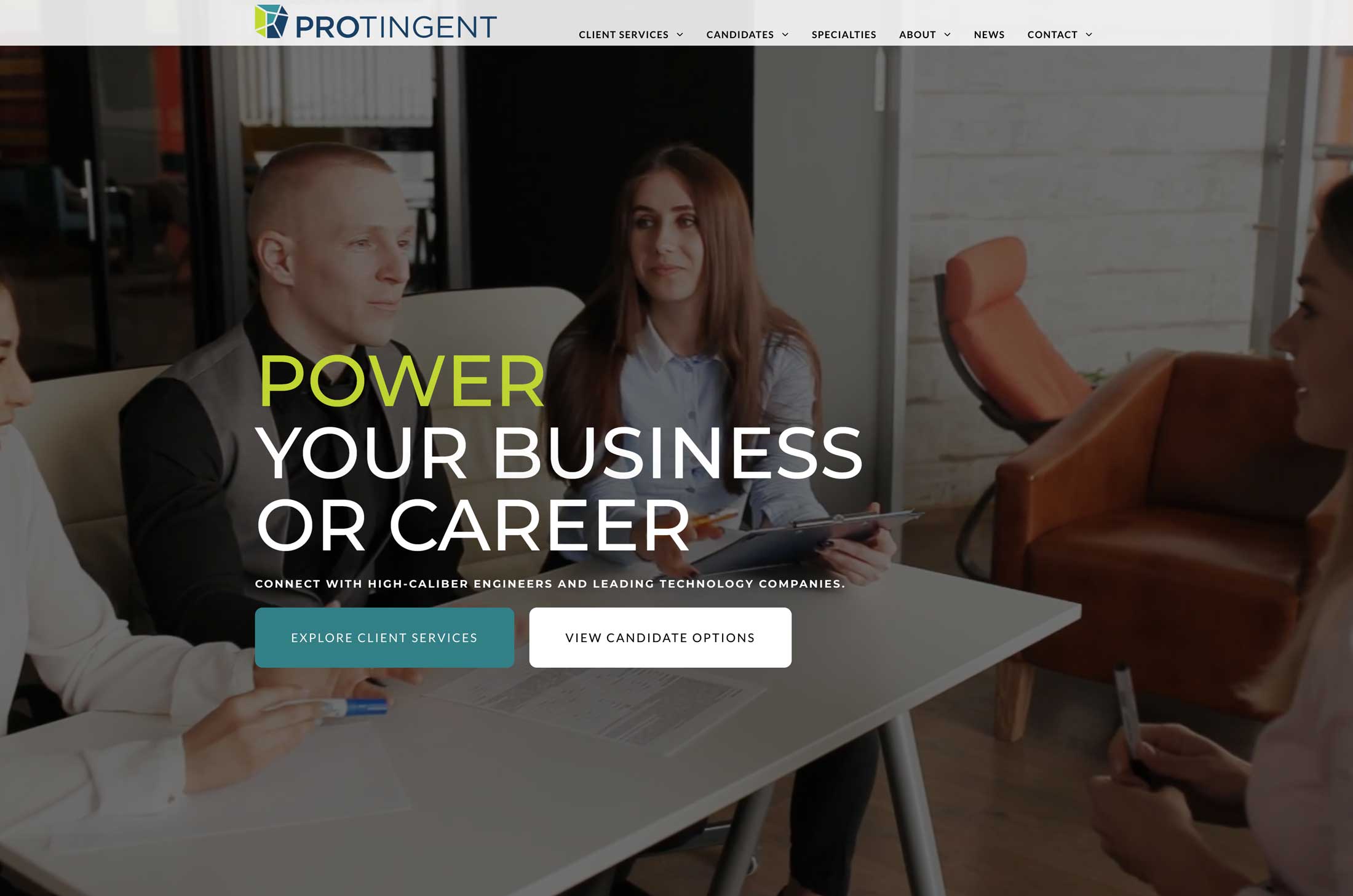 Protingent website