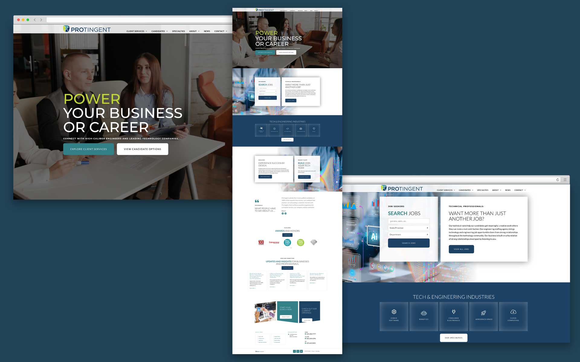 Protingent website
