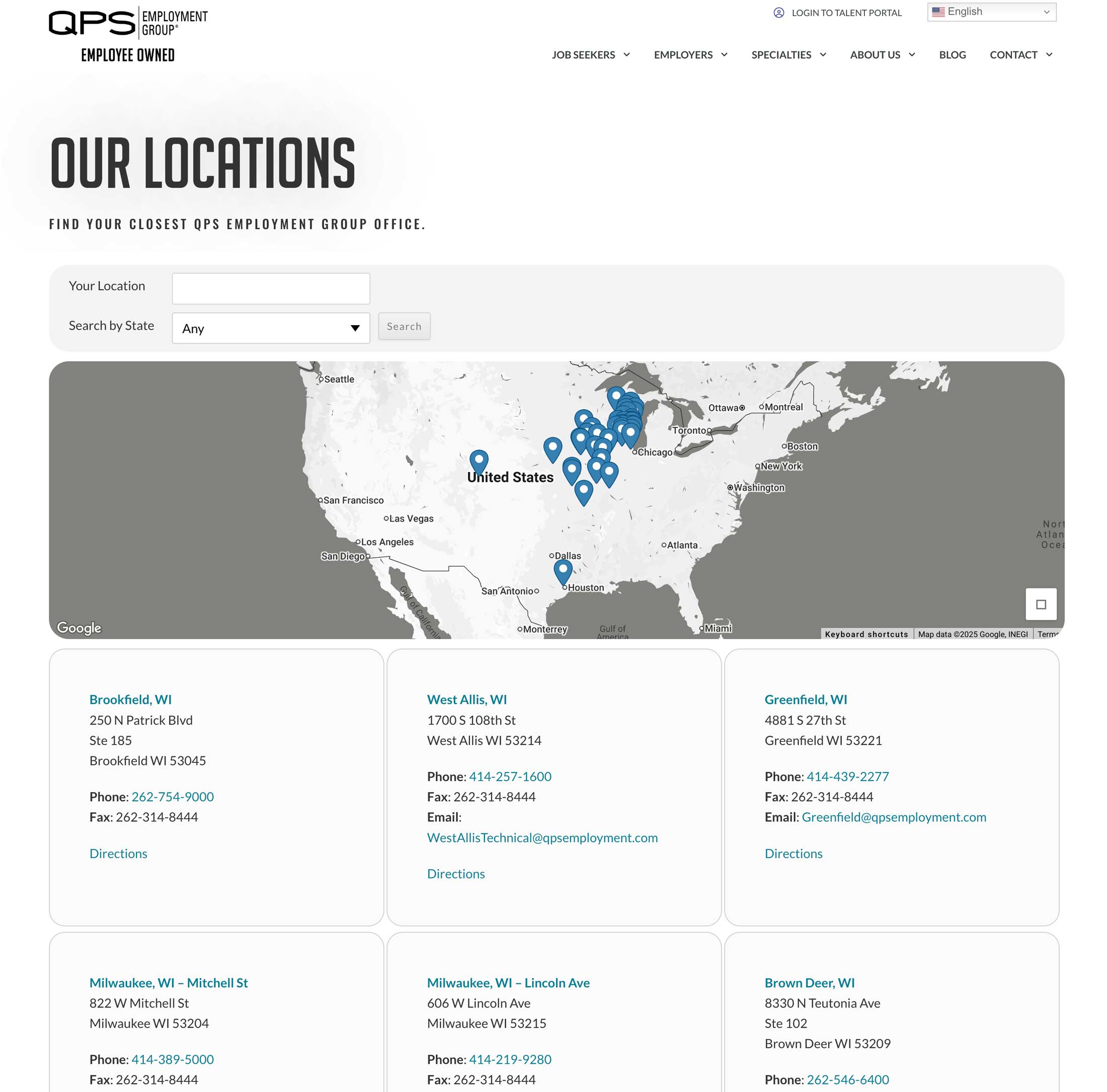 QPS Employment Group website