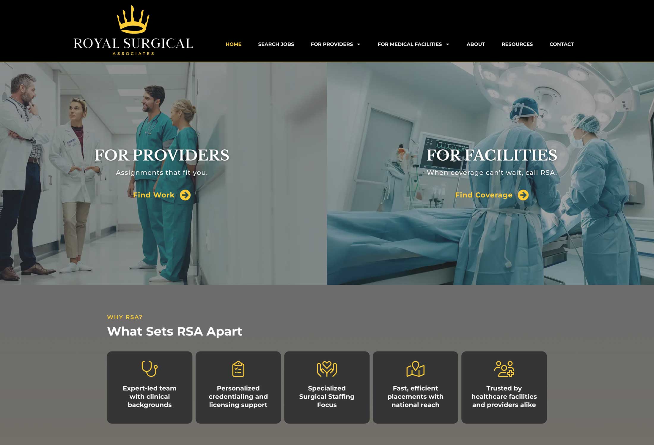 Royal Surgical Associates website