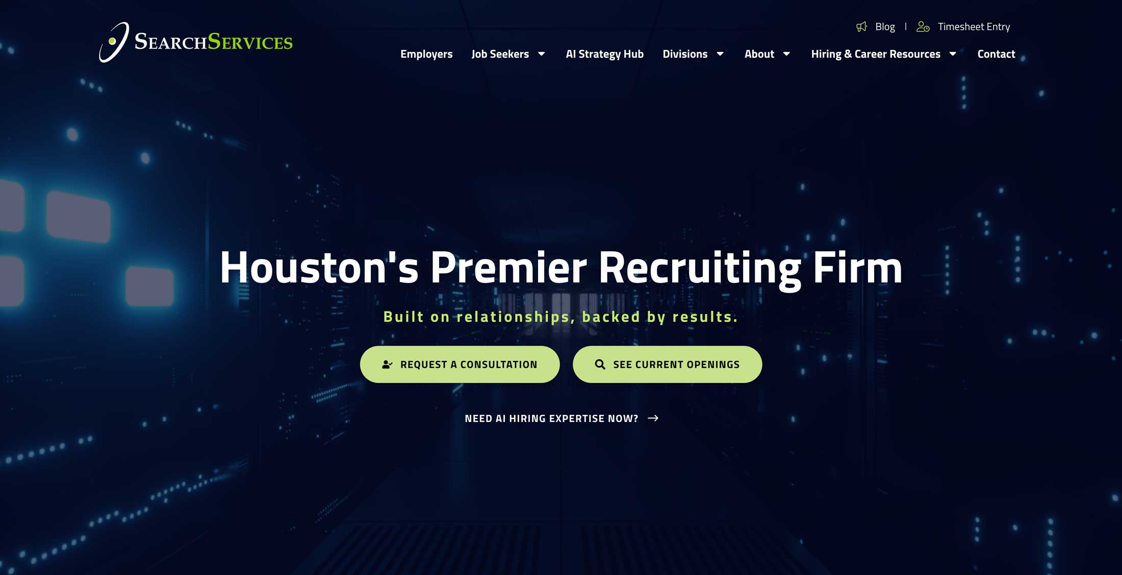 Search Services website